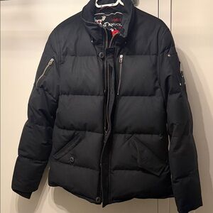 wore once Moose Knuckles Dark Puffer Jacket